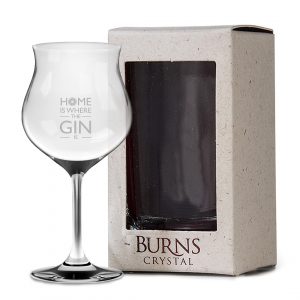 Burns Glencairn Range Gin Goblet with Engraving | gin balloon glass