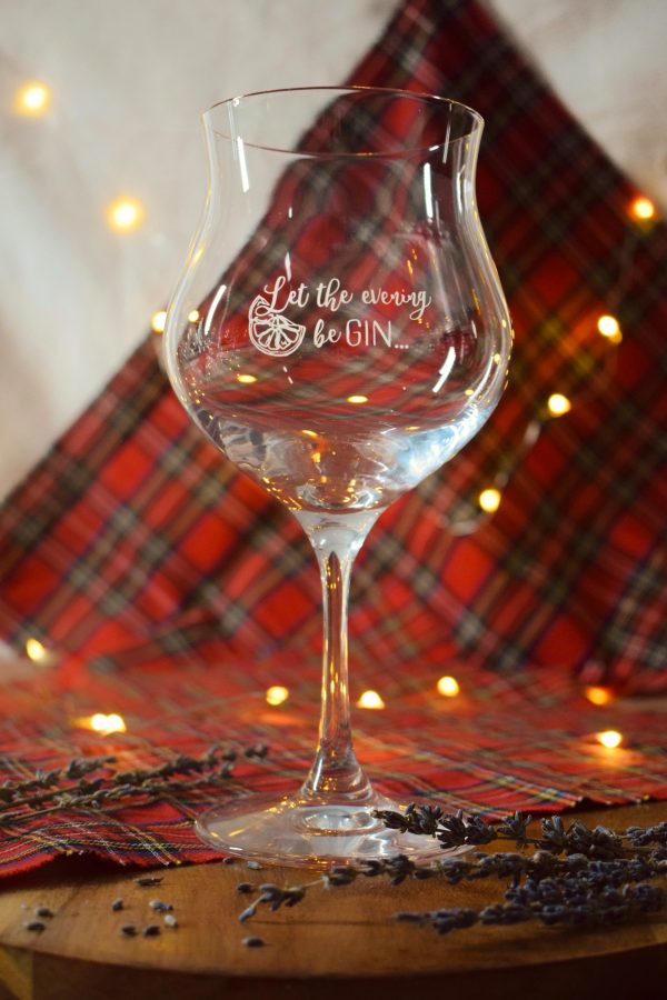 Glencairn Gin Let the Evening scaled crystal gin glass