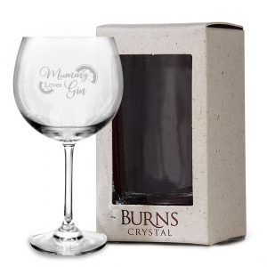 Burns Drinks Jura Gin Goblet Gift with Engraving | Mothers day gin gifts