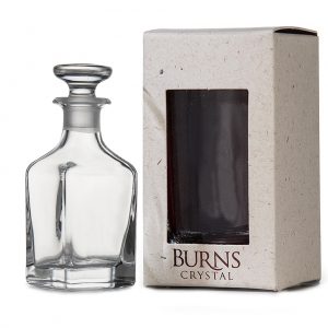 Burns Drinks Nightcap Decanter Whisky gift set