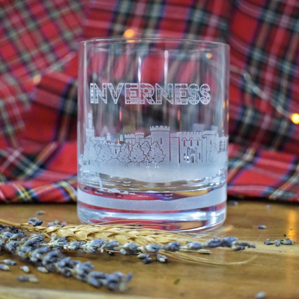 Burns Scottish Gift With Inverness Skyline Wrap Around
