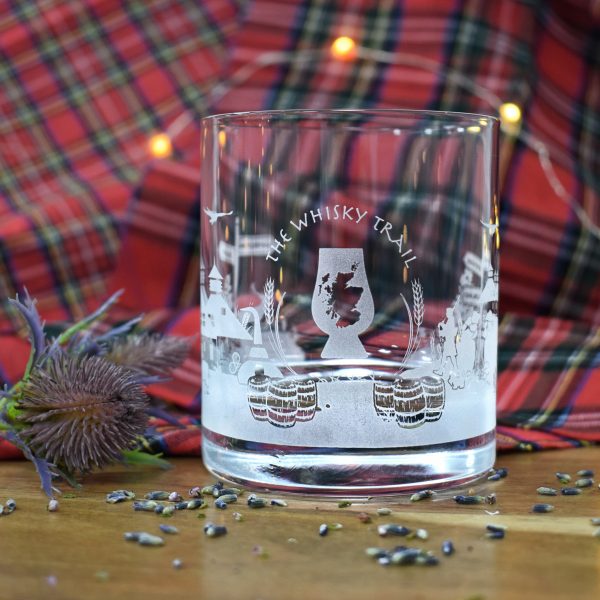 Burns Scottish Gift With The Whisky Trail Skyline Wrap Around