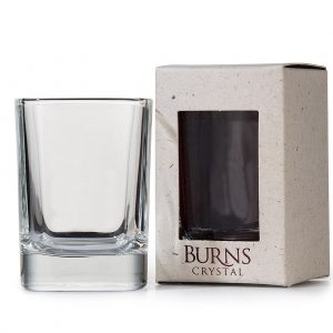 Burns Drinks Square Dram Glass