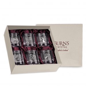 Whisky Rd x 6 Burns Set Burns Drinks Collection