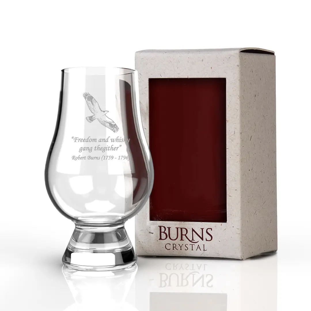 Celebrate Robert Burns With Burns Crystal's Freedom Whisky Glass