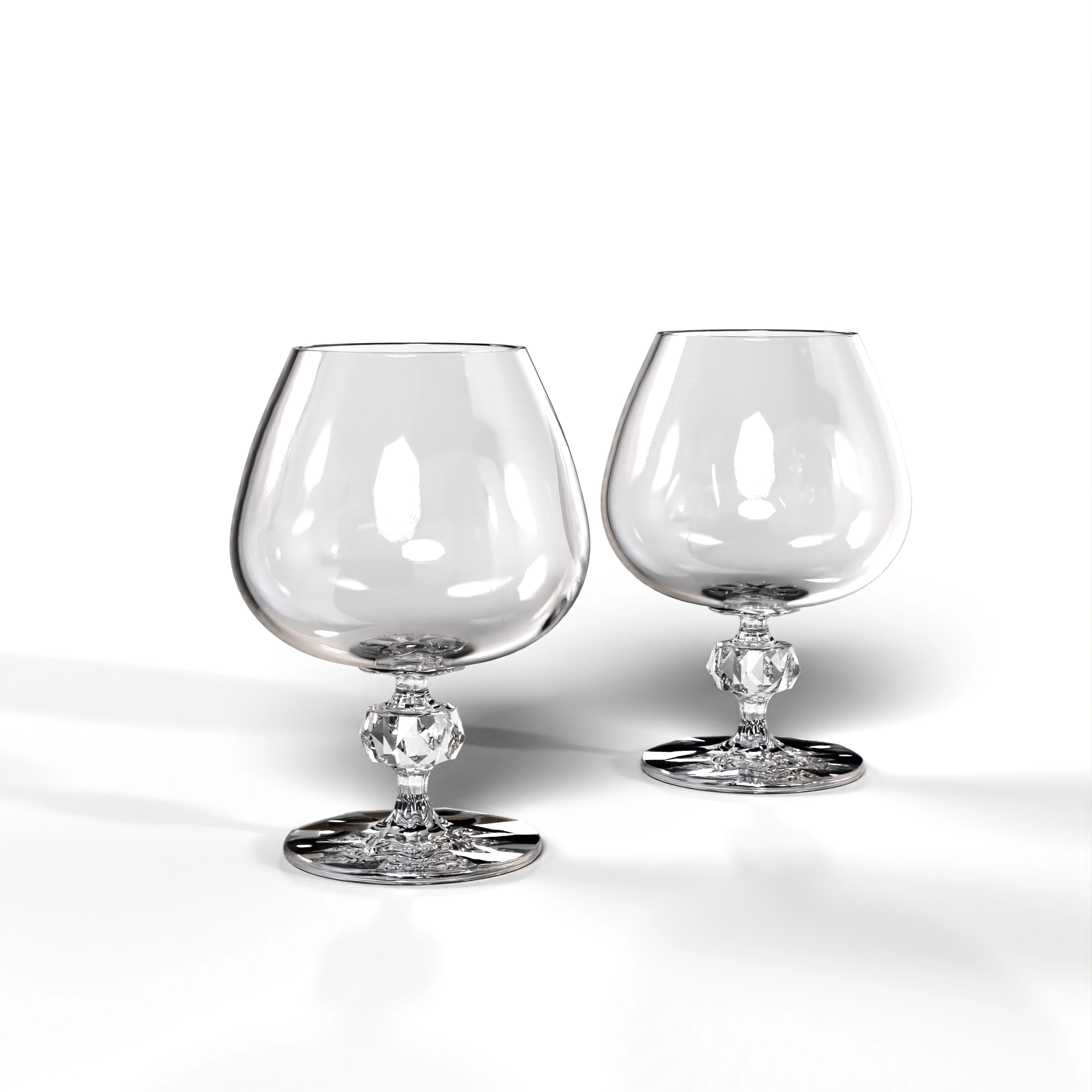 Alloway Brandy Glass Pair - Image 2